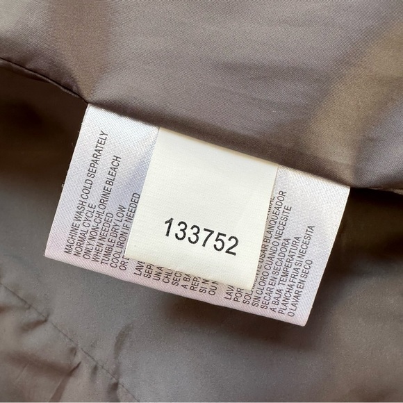 MICHAEL‎ KORS Quilted Black High Neck Women’s Jacket Size 8 - Picture 13 of 14